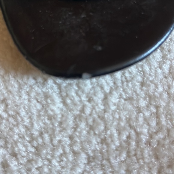 Enzo Angiolni sz6.5 low gladiator style in patent black and silver accents - Picture 6 of 6